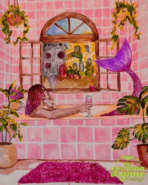 Baby, why don’t you come over? Red wine supernova, falling into me I don’t care that you’re a stoner Red wine supernova, fall right into me - #WatercolorArt - #Mermaidart - #MermaidInTheBath - #ladieswhodesign - #WeedArt - #RedWineLover - #CartagenaArt - #TropicalMermaid - #CreativeEscape - #FantasyArt - #ArtInspiration - #WatercolorPainting - #MermaidLife - #RelaxAndUnwind - #chappellroan - #WineAndWeed - #ColombianArt - #ArtisticMermaid - #BohemianArt - #MermaidLifestyle - #DreamyArt - #... Tub Painting, Memories Painting, Colombian Art, Bath Paint, Glass Of Red Wine, Mermaid Painting, Mermaid Core, 11x14 Print, Colorful Watercolor