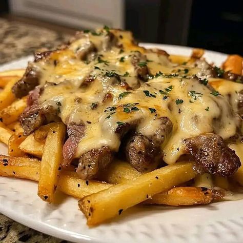 Totchos Recipe, Cheese Fries Recipe, Braised Short Ribs Recipe, Chicken Parmesan Recipe Easy, Chicken Cordon Bleu Recipe, Philly Steak, Homemade Meatloaf, Quick Pasta Recipes, Crispy Fries