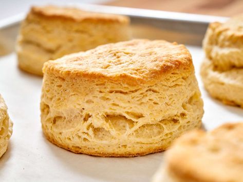 The Food Lab's Buttermilk Biscuits Recipe Perfect Biscuits, Biscuits Flaky, Freezer Biscuits, Recipes Biscuits, Best Scone Recipe, Frozen Biscuits, Buttermilk Biscuits Recipe, Rock Recipes, Flaky Biscuits