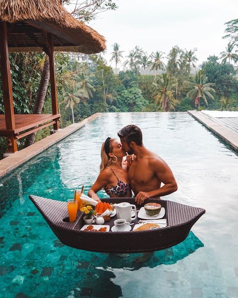 McKenzie Redd on Instagram: “Floating Balinese breakfast for two. 🍍🍉🍌🍓🥝” Romantic Morning, Bali Honeymoon, Voyage Bali, Bali Trip, Bali Travel Guide, Denpasar, Bali Travel, Honeymoon Destinations, Ubud