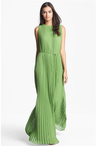 Ted Baker London 6 Pleated Fabric Dress, Tumblr Dress, Avocado Color, Crush Fabric, Plum Dress, Dresses By Color, Mother Dresses, Green Maxi, Red Dress Maxi