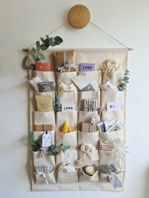 Reuseable DIY Advent Calendar. - Alice in Scandiland Advent Diy, Homemade Advent Calendars, Christmas Advent Calendar Diy, Advent Calendar Gifts, Advent Calenders, Diy Calendar, Brown Paper Packages, Christmas Calendar, Diy Advent Calendar