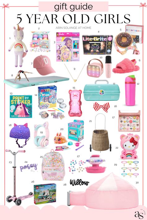 Best Gifts for a 5 Year Old Girl - arinsolangeathome Toys For Six Year Olds, Best Gifts For Girls 4-6, Christmas Gift Ideas For 6 Year Girl, Christmas Gifts For 4 Year Girl, Best Gifts For 4 Year Girl, Unicorn Gifts For Kids, Toys For Girls Age 5, Gift For 6 Year Girl, Gift Ideas For 7 Year Girl