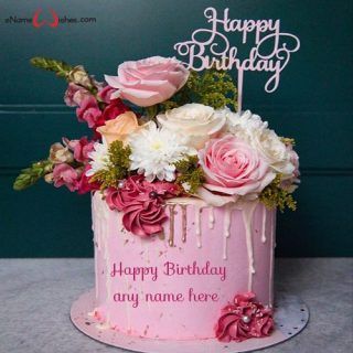 Birthday Cake with Name Editing Free - Best Wishes Birthday Wishes With Name Writing On Cake, Cake Name Edit, Birthday Wishes Cake With Name, Best Wishes Birthday, Love Birthday Cake, Candy Birthday Cake, Happy Birthday Cake Writing, Name On Cake, Write Name On Cake