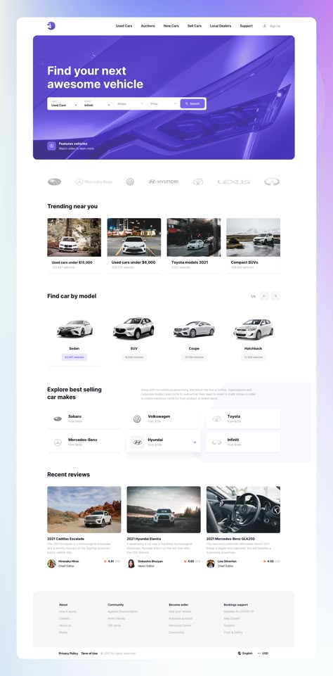 Car Dealership Landing Page Car Auctions Website, Car Rental Website Design Inspiration, Figma Website Design Template, Rent A Car Website Design, Auction Website Design, Vehicle Website Design, Transportation Website Design, Advertising Website Design, Car Dealership Website Design