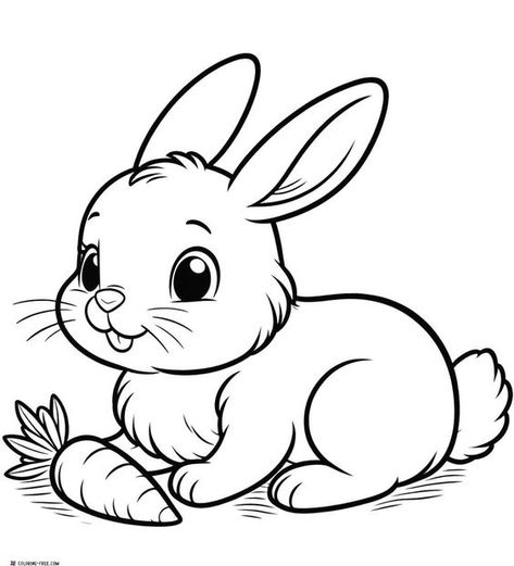 18 Rabbit Coloring Pages (Free Unique Printables) Coloring pages #coloringpages Coloring books #coloringbooks Coloring pages for kids #coloringpagesforkids Coloring pages for kids animals #coloringpagesforkidsanimals 3.37 Pic For Coloring, Animals Free Printable, Rabbit Coloring Pages, Squirrel Coloring Page, Rabbit Coloring, Cute Coloring Pages For Kids, Pumpkins Ideas, Bunny Coloring, Painting Pumpkins