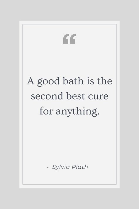 Transform your bathroom into a spa haven with simple self-care rituals.  This quote reminds us of the power of creating moments of peace and pampering. Create a relaxing haven at home!   Discover self-care bath rituals for ultimate relaxation. Follow for more! Bath Quotes Relaxing, Bath Quotes, Bathroom Into A Spa, Bath Rituals, Shower Quotes, Quotes For The Soul, After Bath, Best Bath, Care Quotes