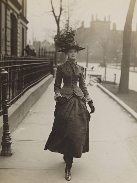 1880s Fashion Women, 1890s Fashion Women, 1916 Fashion, Victorian Shirt, Edwardian Hat, 1900 Fashion, 1880s Fashion, 1890s Fashion, Antique Photography