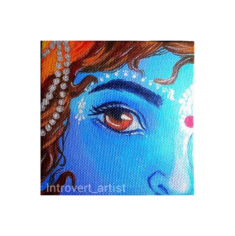 Painting ideas, for beginners, reference, how to draw krishna, janmasthami, acrylic painting, canvas painting ideas, tutorial Shree Krishna Acrylic Painting, Krishna On Canvas Acrylics, Krishna Small Canvas Painting, Radhe Krishna Painting Canvas Easy, Krishna Mini Canvas Painting, Small Krishna Painting, Krishna Canvas Painting Acrylics Easy, Lord Krishna Canvas Painting, Spiritual Painting Ideas On Canvas