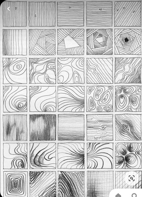 Texture Drawing, Zentangle Drawings, Design Geometric, Zentangle Patterns, Zentangle Art, Drawing Tutorials, Elements Of Art, Teaching Art, Drawing Techniques