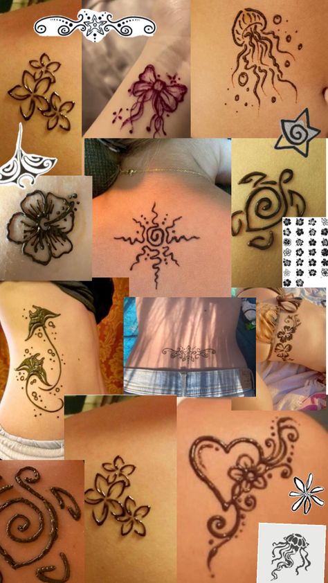 Tattoo Pen Ideas, Henna Tattoo Diy, Moana Tattoos, Henna Doodle, Small Henna Tattoos, Small Henna Designs, Henna Tattoo Ideas, Cute Henna Designs, Cute Henna Tattoos