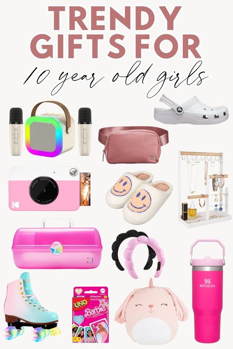 Looking for trendy and age-appropriate gifts for 10-year-old girls? Dive into this comprehensive gift guide, ensuring a delightful gifting experience for every occasion. Christmas Gifts For Girls 9-10, Christmas Gifts For 10 Year Girl, Toys For 10 Year Girl, Gift Ideas For 10 Year Girl, Gifts For 10 Year Girl, Gift Aesthetic Ideas, Dreams Aesthetic, 2024 Holidays, 5 Below