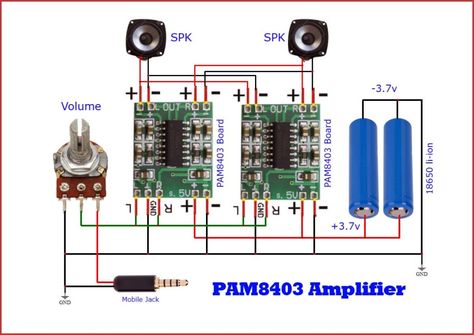 Amplifier Circuit Diagram, Diy Bluetooth Speaker, Simple Electronics, Mini Amplifier, Hifi Amplifier, Diy Amplifier, Subwoofer Amplifier, Electronic Schematics, Electronic Circuit Projects