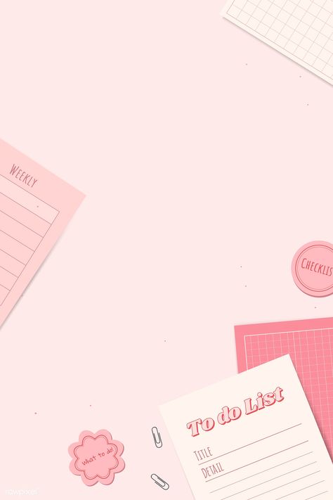 To Do List Background, To Do List Wallpaper, Pink Notepad, List Background, Huawei Wallpapers, Note Writing Paper, Memo Paper, Powerpoint Background Design, Instagram Frame Template