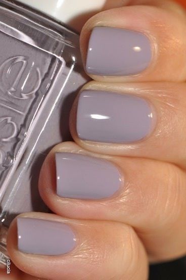 ✿ pin | jules_oja ✿ Grey Nail, Grey Nail Polish, Colorful Nail Designs, Beginners Knitting, Short Acrylic Nails Designs, Short Acrylic, Essie Nail, Manicure Ideas, Make Up Nails