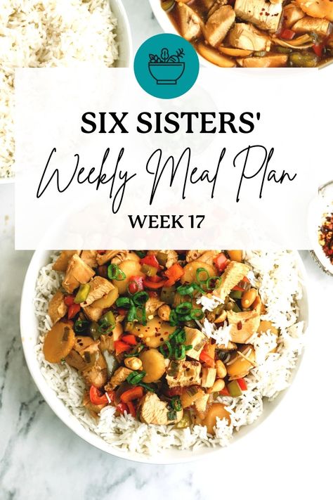 Meal Plan For Week, Family Meal Planning Healthy, Free Weekly Meal Plan, Cheap Meal Plans, Meal Plan Week, Meal Planning Menus, Six Sisters Stuff, Six Sisters, Monthly Meal Planning