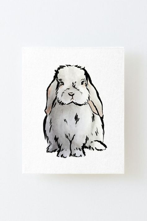 Rabbit Tattoo Ideas, Holland Lop Bunny, Lop Eared Bunny, Holland Lop Bunnies, Bunny Artwork, Lop Bunny, Bunny Home, Rabbit Tattoo, Bunny Tattoos