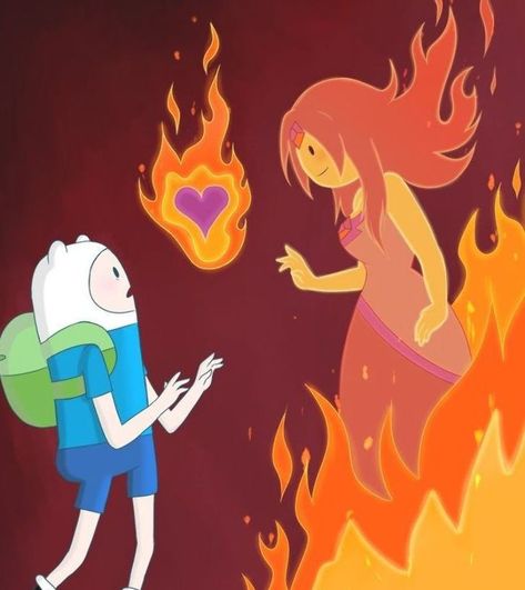 Adventure Time! Finn and Flame Princess.   - adventure time flame Princess - #Adventure #Finn #flame #Princess #Time Flame Princess And Finn, Adventure Time Flame Princess, Flame Prince, Adventure Time Fionna, Fire Princess, Adventure Time Princesses, Adveture Time, Fionna And Cake, Princess Adventure