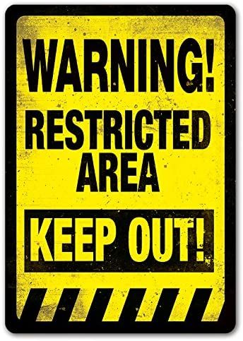 Warning Dog Sign, Funny Keep Out Signs, Keep Out Wallpaper, Zombie Apocalypse Poster, Warning Design, Funny Warning Signs, Restricted Area, Metal Wall Sign, Keep Out