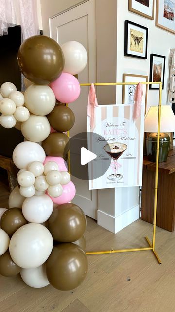 Scottsdale Bachelorette on Instagram: "Come with us to decorate for an ‘Espresso Martinis & Bikinis’ Scottsdale Bachelorette party 🍸

Comment ‘Decor’ for the link to book pre-arrival decorating and fridge stocking by our team ✨

_____
#scottsdalebachelorette
#espressomartini #bacheloretteparty #bachelorettepartyideas #bacheloretteweekend #bachelorettedecor" Bikinis And Espresso Martinis Bachelorette, Espresso Martini Balloon Arch, Espresso Martini Bachelorette Theme, Espresso Martini Bachelorette, Tini Bit Older Decor Espresso, A Tini Bit Older Party Theme Espresso, Espresso Martini Party, Martini Party Ideas Decoration, Fridge Stocking