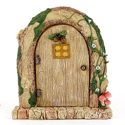 Top Collection 625 Miniature Fairy Garden  Terrarium Charming Wood Log Door Decor Small ** Find out more at the image link. Fairy House Door, Fall Baskets, Door Png, Clay Fairy Doors, Fairy Garden Gnomes, Fairy Garden Terrarium, Fairy Garden Doors, Faerie Garden, Garden Line