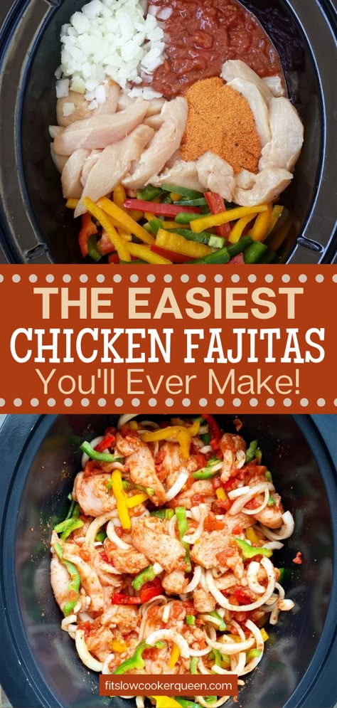 #crockpotmeal #garlicparmesanpasta #easyrecipes #crockpotmeals #crockpotrecipes #crockpotdinner #dinnerprep #makedinnerwithme #3ingredientsrecipes #mealsonabudget #mealplanideas #mealplanning #hawaiianchicke Slow Cooker Chicken Fajitas, Chicken Fajitas Recipe, Easy Chicken Fajitas, Fajitas Recipe, Easy Chicken Recipe, Easy Crockpot Dinners, Chicken Fajita Recipe, Crockpot Dinners, Fajita Recipe