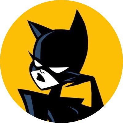 Cat Woman, The Batman, A Cartoon, Catwoman, Batman, Black And White, Yellow, White, Black