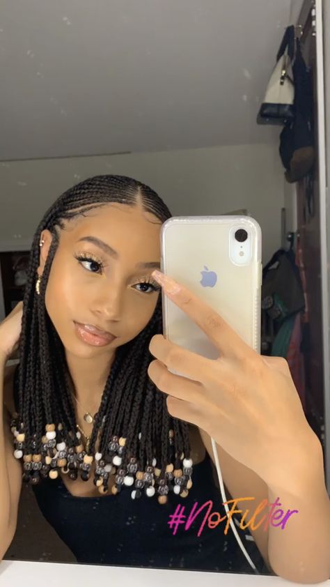 Fulunia Braids, Short Box Braids Hairstyles, Cute Box Braids, Beautiful Black Hair, Quick Natural Hair Styles, Natural Afro Hairstyles, Box Braids Hairstyles For Black Women, Cute Braided Hairstyles, Braided Cornrow Hairstyles