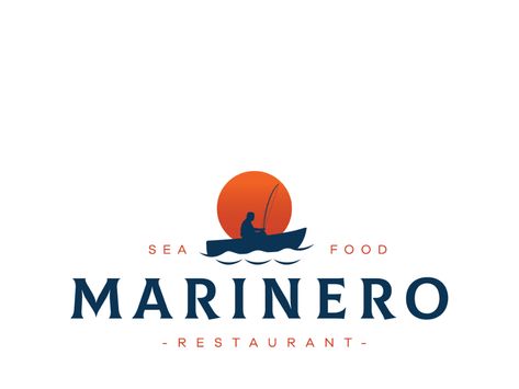 Sea Food Restaurant Sea Food Logo, Seafood Design, Crab Restaurant, Food Logo Design Inspiration, Minimalist Graphic Design, Logo Design Inspiration Creative, Beautiful Logos Design, Food Logo Design, Restaurant Logo Design