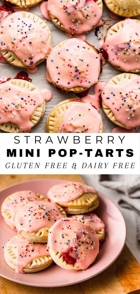 Gluten Free Pop Tarts, Strawberry Pop Tart, Pop Tart, Homemade Gluten Free, Gf Desserts, Gluten Free Sweets, Dairy Free Dessert, Gluten Free Dairy Free Recipes, Gluten Free Eating