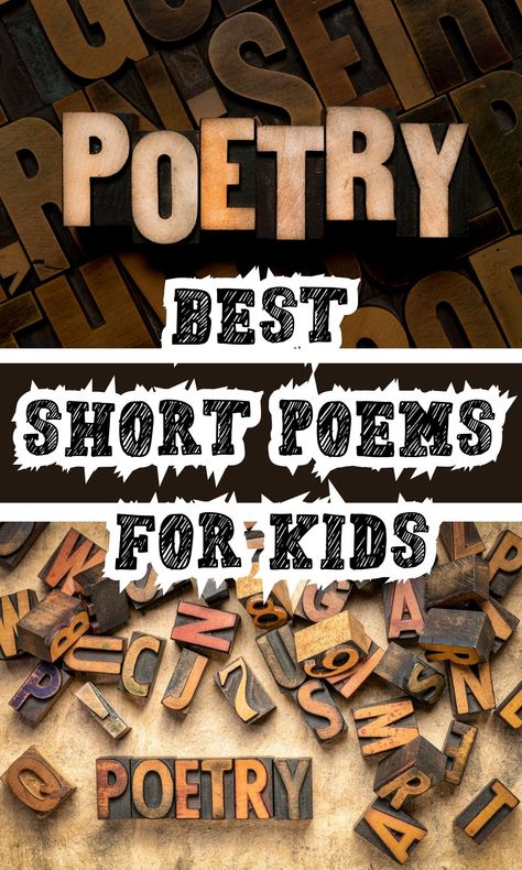 20 Best Short English Poems for Kids to Recite - In The Playroom Childhood Memories Poem, Kids Poems Short, Easy Poems For Kids, Simple Poems For Kids, Short Rhyming Poems, Best Poems For Kids, Thank You Poems For Teachers, Short Poems For Kids, Poems For Boys