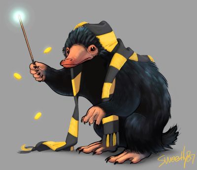 niffler | Tumblr Hufflepuff Pride, Fantastic Beast, Newt Scamander, Fantastic Beasts And Where, Mischief Managed, Harry Potter Fantastic Beasts, Newt, Harry Potter Stuff, Fantastic Beasts