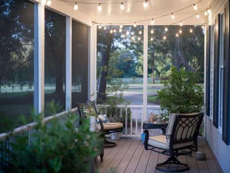 15 Screened Porch Ideas That Extend Your Living Space Outdoors Screen Porch On Side Of House, Private Porch Off Master, Screened In Side Porch Ideas, Screen Porch Curtains Outdoor Privacy, Diy Screened In Porch On Existing Deck, Three Seasons Porch, Shades For Screened In Porch, Screened In Porch Curtain Ideas, Back Porch Screened In Ideas