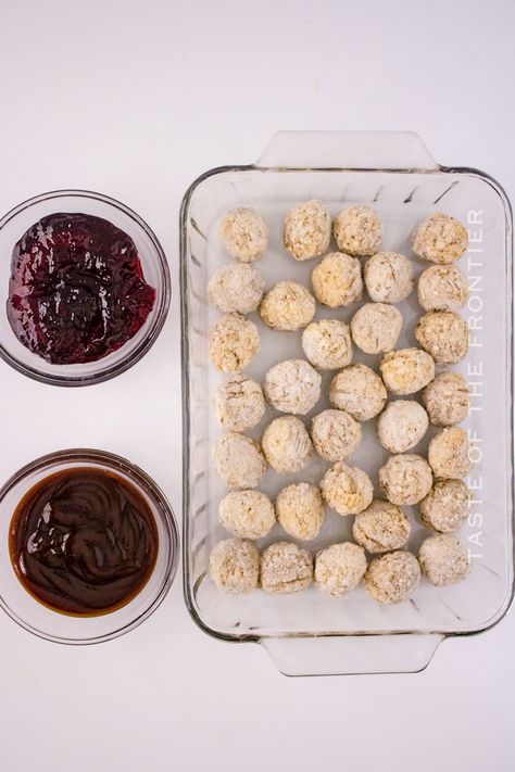 Baked Meatballs in Oven, also known as BBQ and Grape Jelly Meatballs or Baby Shower Meatballs, are a simple and easy appetizer that everyone loves.