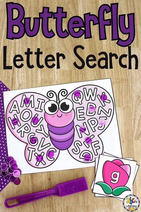 Butterfly Literacy Activities, Butterfly Preschool Activities, Butterfly Activities For Preschool, Preschool Bug Activities, April Bulletin Board Ideas, Butterfly Life Cycle Preschool, Butterflies Preschool, Butterfly Preschool, Spring Literacy Activities