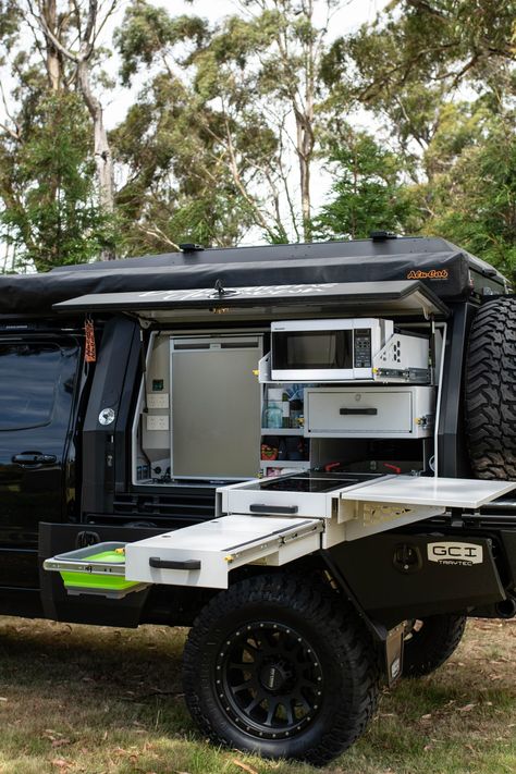 Our GCI Traytec Canopy - Aussie Destinations Unknown Work Truck Setup, Car Canopy Ideas, Hilux Camping Setup, Canopy Camping Setup, Ute Canopy Setup, 4x4 Canopy Setup, Canopy Setups 4x4, Ute Camping Setup, 4wd Canopy Setup