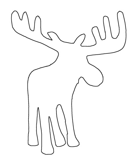 Moose Template, Moose Applique Pattern, Moose Outline, Moose Applique, Moose Quilt, Outline Template, Christmas Stockings Diy, Scroll Saw Patterns, Applique Pattern