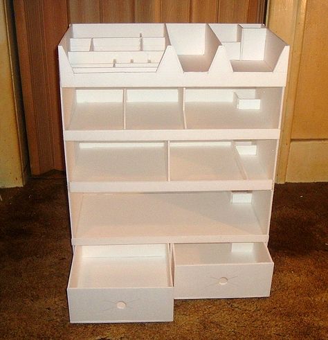 Foam Board parts and tool organizer build... | FliteTest Forum Foamboard Crafts, Foam Core Board Projects, Foam Tool Organizer, Foam Board Diy, Foam Board Projects, Foam Board Crafts, Cardboard Organizer, Board Crafts, Craft Storage Organization