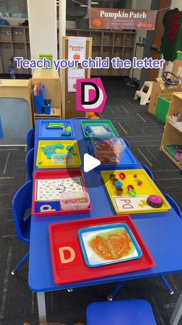 Preschool Vibes on Instagram: "This week, our hands-on multisensory letter table is all about the letter D! Dive into a variety of engaging activities designed to enhance letter recognition and phonetic understanding. Students can write a D in sand, build it with playdough and delve into digging for D in our sensory bin. It’s a dynamic way to explore the sound and shape of the letter D, encouraging creativity while reinforcing early literacy skills. Join us at the table for a delightful discovery of all things D!" Letter D Games For Preschool, Letter D Recognition Activities, Letter D Activities For Toddlers, Letter D Activities For Preschool, Prek Learning Activities, Playdough Letters, Preschool Vibes, Prek Learning, Letter Recognition Games