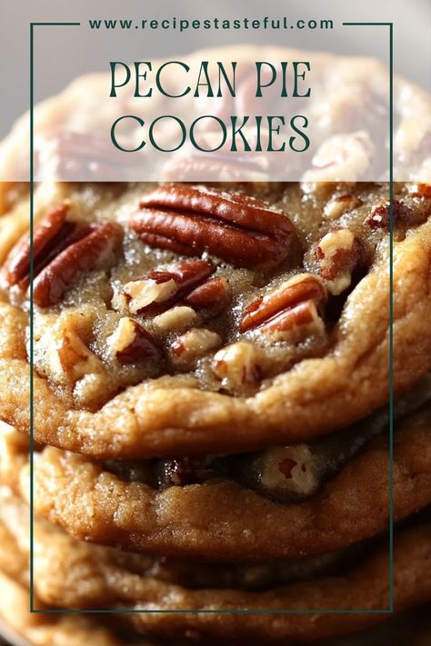 These Pecan Pie Cookies are easy to make, absolutely delicious, and perfect for any festive occasion! They feature a buttery cookie base topped with a gooey pecan filling that will disappear before you know it. Pecan Filling, Pecan Pie Cookies, Christmas Cookie Recipes Holiday, Pecan Desserts, Cookie Base, Pie Cookies, Christmas Baking Recipes, Pecan Cookies, Pecan Recipes