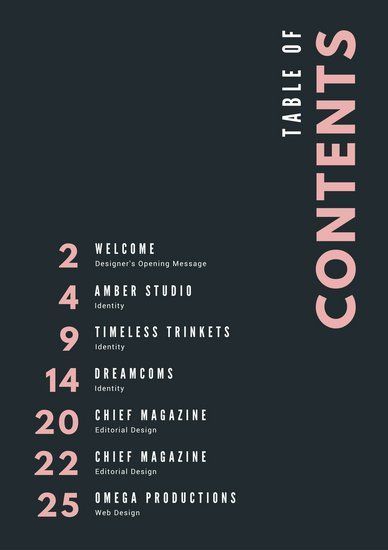 Pastel Pink Typography Portfolio General Table of ... - #General #Pastel #Pink #portfolio #table #Typography Portfolio Design Layouts, Contents Page Design, 目次 デザイン, Table Of Contents Design, Editorial Design Magazine, Layout Portfolio, Cv Inspiration, Mises En Page Design Graphique, Contents Layout