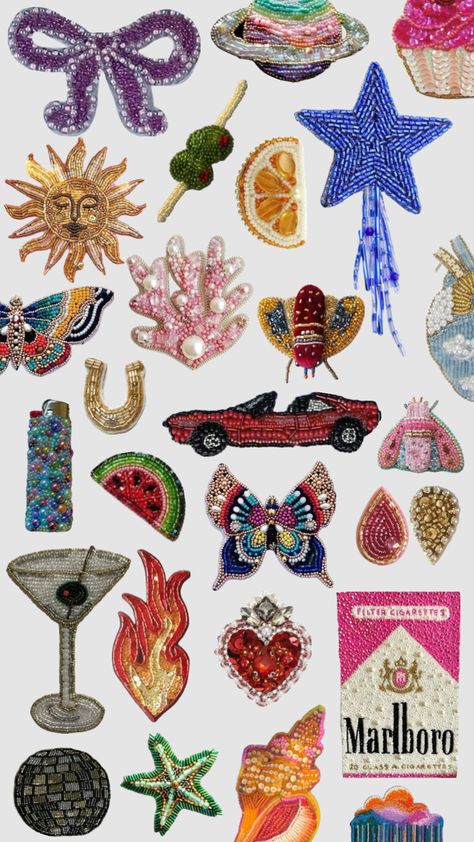 Shirt Beads Embroidery, Embroidery Design With Beads, Beaded Embroidery Aesthetic, Sun Bead Embroidery, Beading Projects On Fabric, Beaded Embroidery Ornaments, Cute Bead Embroidery, Beaded Designs On Fabric, Beaded Shirt Design