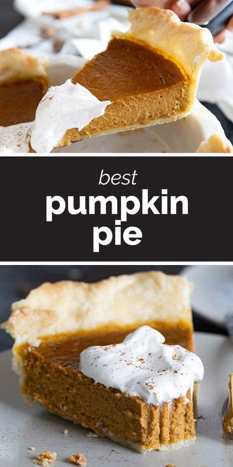 A traditional holiday pie, this classic Pumpkin Pie is filled with warm spices and is super easy to prepare. This pie is smooth and creamy and delicious! #recipe #pie #pumpkinpie #holidaydessert The Best Pumpkin Pie Recipe, Easy Pumpkin Pie Recipe, Pie Recipe Easy, The Best Pumpkin Pie, Classic Pumpkin Pie Recipe, Best Pumpkin Pie Recipe, Classic Pumpkin Pie, Pumpkin Pie Recipe Easy, Perfect Pumpkin Pie