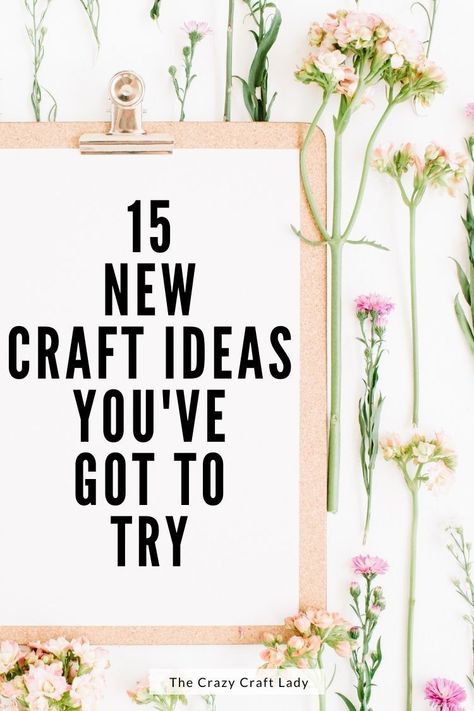 Grown Up Crafts Ideas, New Art Projects For Adults, Free Crafts For Adults, Paper Crafting For Adults, Try Creative Trends, 2023 Crafting Trends, 1 Day Crafts For Adults, Crafts 2023 Trending, Trending Diy Crafts 2023