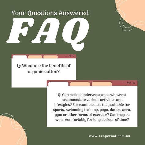 Got questions? We've got answers! 🤔 Check out our FAQ post to find solutions to all your queries. From product details to shipping information, we've got you covered! 💬 #FAQ #GetAnswers April 16, Period, Australia, On Instagram, Quick Saves, Instagram, Design