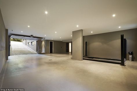 The mansion comes with a huge garage basement parking Luxurious Garage, Huge Garage, Basement Parking, Carport Modern, Plan Garage, Garage Design Interior, Underground Garage, Bedroom Inspirations Minimalist, Underground Parking