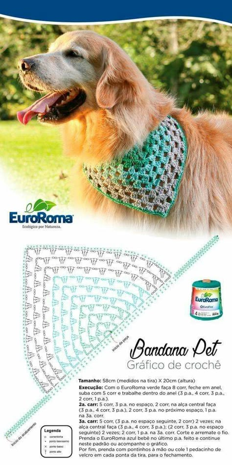 Cute Crochet Dog Clothes Inspirations Amigurumi Dog Free Pattern, Dog Scarf Crochet, Cute Crochet Dog, Crochet Dog Sweater Free Pattern, Bandana Crochet, Dog Bandana Pattern, Crochet Dog Clothes, Dog Sweater Crochet Pattern, Crochet Pet