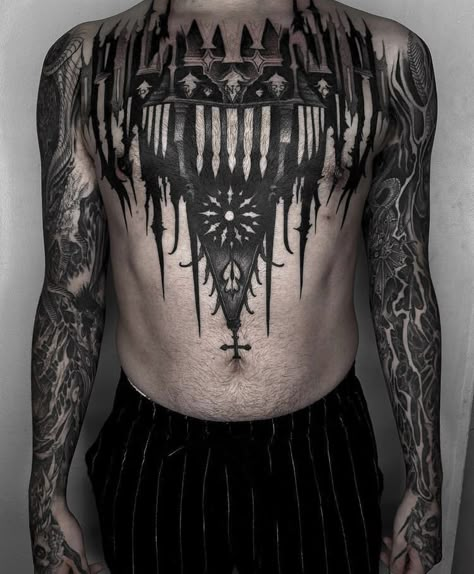 Cathedral Tattoo, Castle Tattoo, Tattoo Apprenticeship, Blackout Tattoo, Pieces Tattoo, Fire Tattoo, Chest Piece Tattoos, Spooky Tattoos, Gothic Tattoo