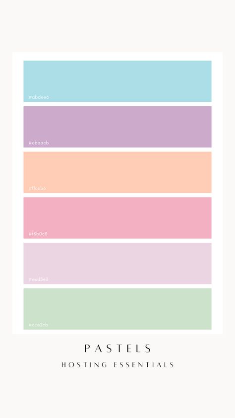 A pastel colour palette, filled with beautiful pinks, greens and purple tones. Use this beautiful colour palette to build a cohesive Canva design. Explore our shop to find professional, 100% customisable Canva templates Pestal Colour Pallette, Bright And Pastel Colour Palette, Pastels Colour Palette, Pastel Purple Colour Palette, Pastel Yellow Colour Palette, Kids Pastel Color Palette, Bright Pastel Colour Palette, Pastel Colour Pallet, Pastel Pink Colour Palette