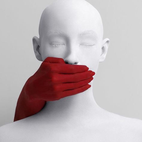 Tim Tadder on Instagram: “Today this image became a symbol for the Chinese people and their protest against censorship of Dr. Li. The image has gone viral on Chinese…” Hand Covering Mouth Drawing Reference, Hand On Mouth Reference, Hands Covering Mouth Reference, Gustavo Dore, Banishing Ritual, Mouth Photography, Mouth Painting, Scandinavian Artwork, Beautiful Pencil Drawings